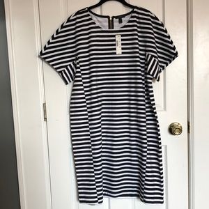 J.Crew Striped Straight Silhouette T-Shirt/Dress Size XL
